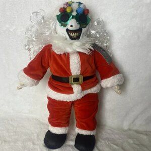 Damien Leone's Terrifier 3 Art the Clown Santa Claus Costume w Sunglasses PLUSH